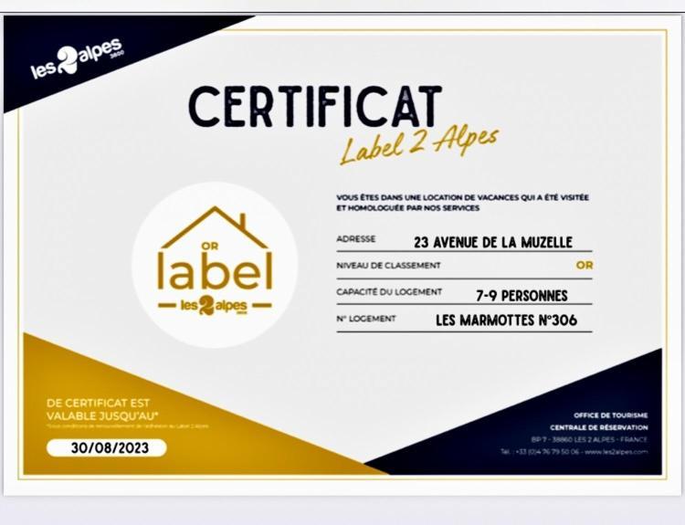 Label Or Appartement Spacieux Proximite Pistes Les Deux Alpes Luaran gambar